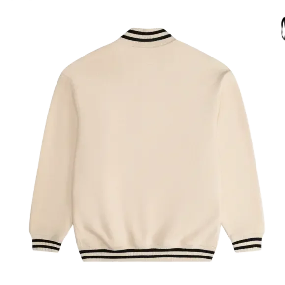 Natural Off- Half-Zip Jumper